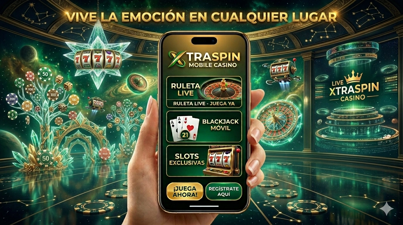 XtraSpin Casino en movil - app responsive para Android e iOS